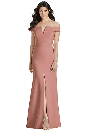 Nicola Desert Rose Bridesmaid Dress by Dessy