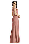 Nicola Desert Rose Bridesmaid Dress by Dessy - 9344 dsro rearbgwh big
