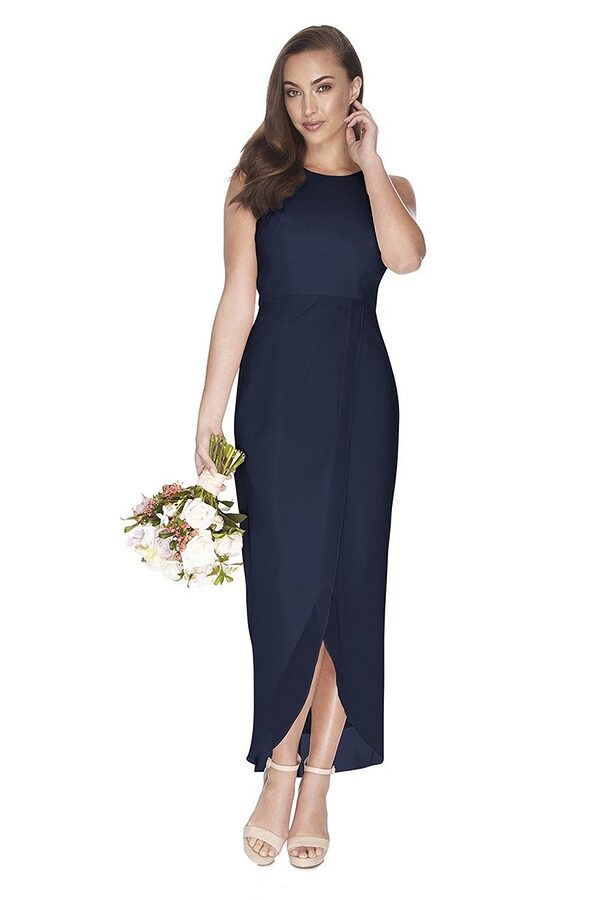 Navy Bridesmaid Dresses, Special Wedding Party Dresses, Cheap Bridesmaid Dresses, PD0424