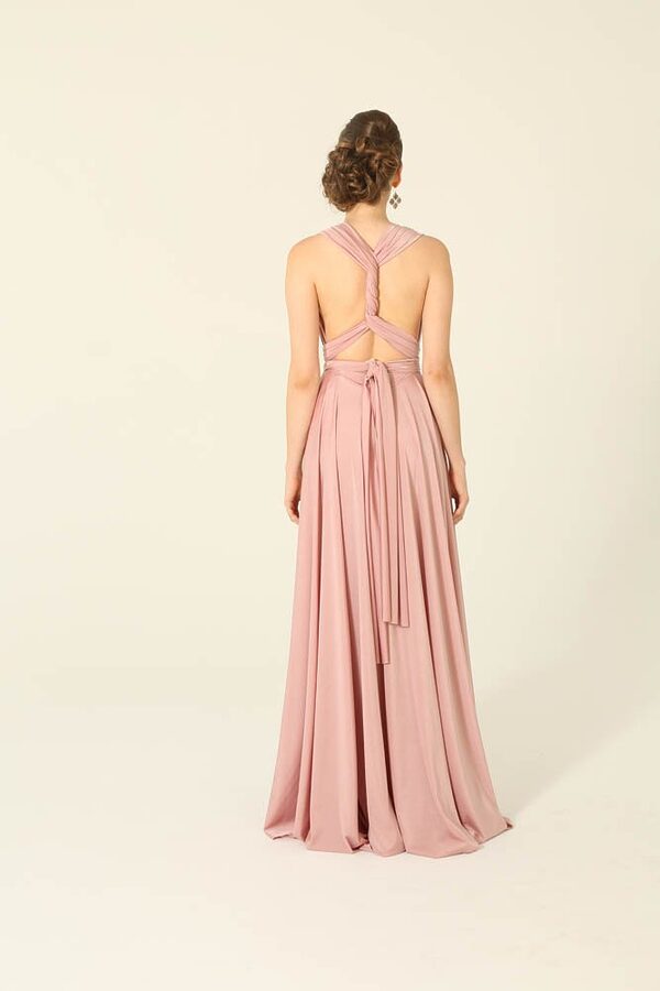 Infinity Wrap Bridesmaid Dress By Tania Olsen - Blush Infinity Wrap Bridesmaid Dress By Tania Olsen - Blush