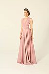 Infinity Wrap Bridesmaid Dress By Tania Olsen - Blush