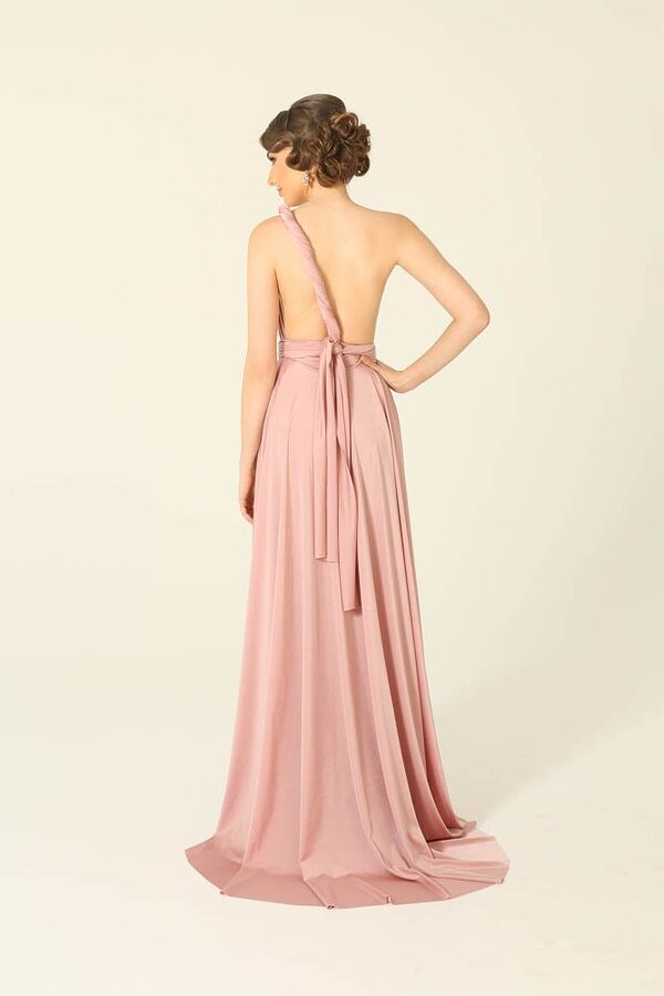 Infinity Wrap Bridesmaid Dress By Tania Olsen - Blush Infinity Wrap Bridesmaid Dress By Tania Olsen - Blush