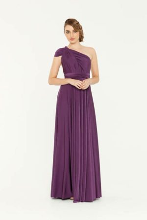 Tania Olsen Purple Infinity bridesmaids dress