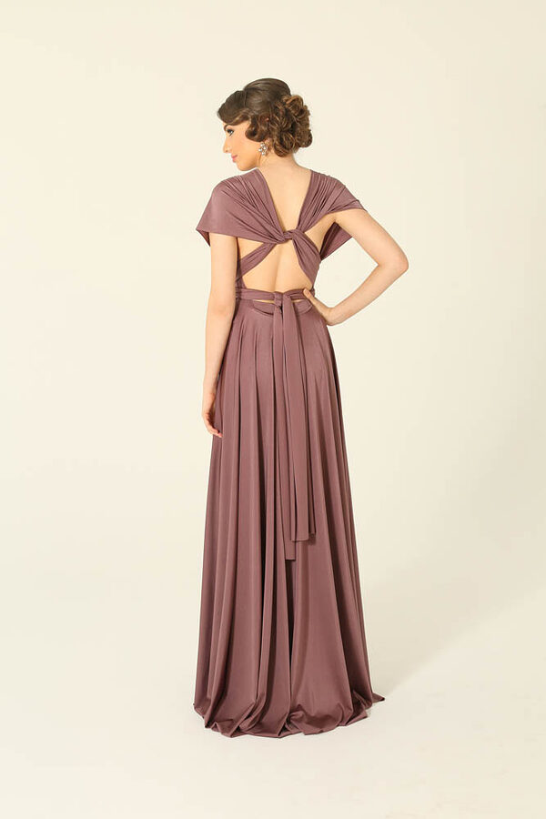 Infinity Wrap Bridesmaid Dress By Tania Olsen - Tea Rose Infinity Wrap Bridesmaid Dress By Tania Olsen - Tea Rose