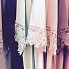 Rosa White Lace Cotton Bridesmaids Robe - BridesmaidsRobesCottonLaceCloseUpDetail