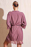 Rosa Mauve Lace Cotton Bridesmaids Robe
