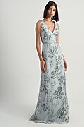 Embroidered Tatum Bridesmaids Dress by Jenny Yoo - Serenity Blue