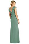 Ally Seagrass Green Bridesmaid Dress by Dessy - 9369 sgrs rearbgwh big resized