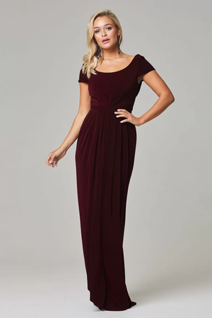 Gloria Bridesmaid Dress by Tania Olsen - Wine Red