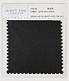 Jenny Yoo Satin Back Crepe Swatch - Black