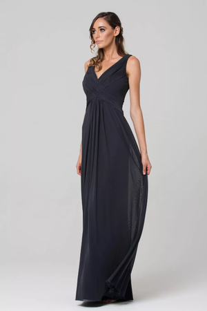 Amber Bridesmaid Dress by Tania Olsen - Charcoal Grey