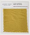 Jenny Yoo Luxe Chiffon Swatch - Chatreuse