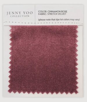 Jenny Yoo Stretch Velvet Swatch - Cinnamon