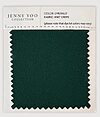 Jenny Yoo Knit Crepe Swatch - Emerald