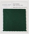 Jenny Yoo Satin Back Crepe Swatch - Emerald