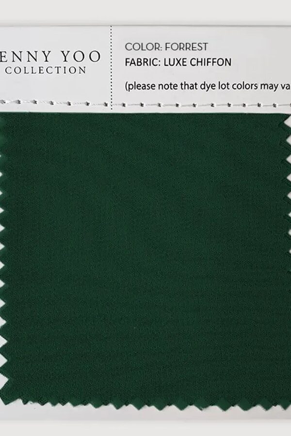 Jenny Yoo Luxe Chiffon Swatch - Forrest Jenny Yoo Luxe Chiffon Swatch - Forrest