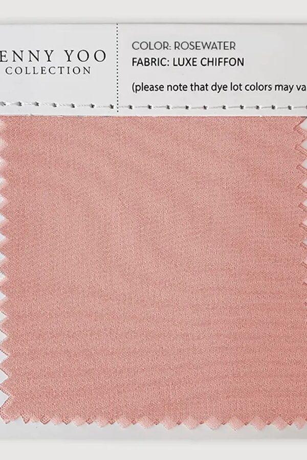 Jenny Yoo Luxe Chiffon Swatch - Rosewater Jenny Yoo Luxe Chiffon Swatch - Rosewater