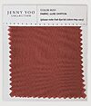 Jenny Yoo Luxe Chiffon Swatch - Rust