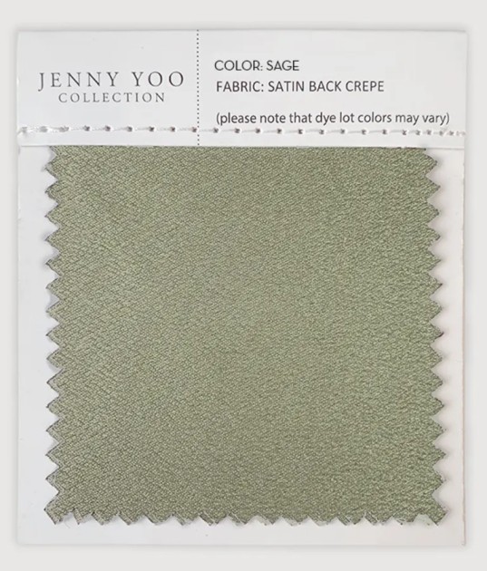 Jenny Yoo Swatch – Satin Back Crepe