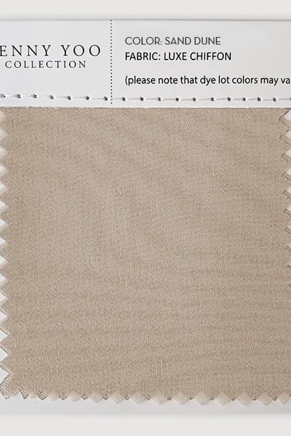 Jenny Yoo Luxe Chiffon Swatch - Sand Jenny Yoo Luxe Chiffon Swatch - Sand Dune