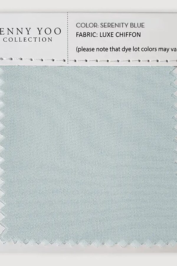 Jenny Yoo Luxe Chiffon Swatch - Serenity Jenny Yoo Luxe Chiffon Swatch - Serenity