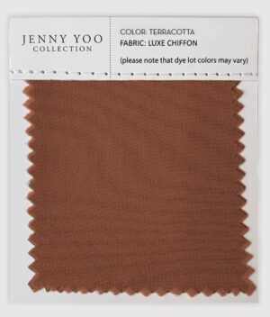 Jenny Yoo Luxe Chiffon Swatch - Terracotta