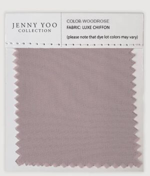 Jenny Yoo Luxe Chiffon Swatch - Woodrose