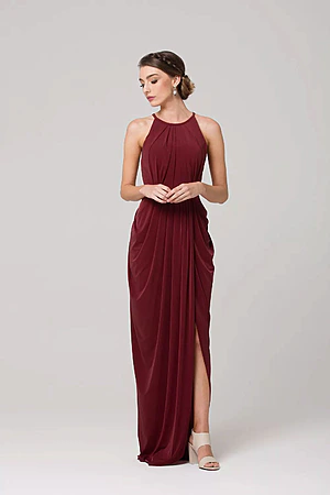 Sandra Bridesmaid Dress by Tania Olsen - Wine Red