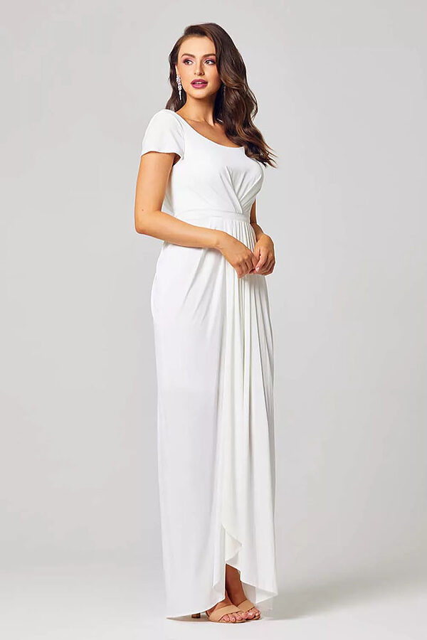 TO804-White Side Gloria Bridesmaid Dress by Tania Olsen – Vintage White - TO804 White Side