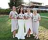 Zara mix and match colours bridesmaid dresses in cashmere and ballerina soft light pink