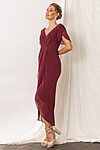 Zara Bridesmaid Dresses by Talia Sarah in Mahogany Burgundy Red