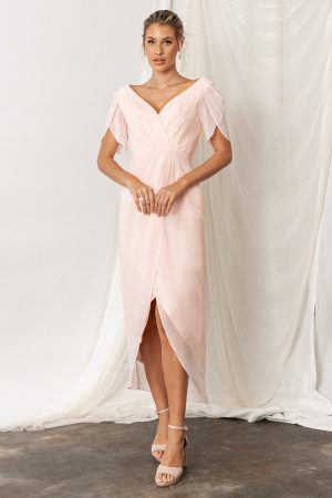 zara-core-bridesmaids-dress-ballerina soft light pink
