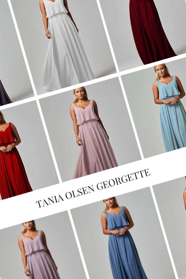 Tania Olsen Georgette Swatches for Bridesmaids Only