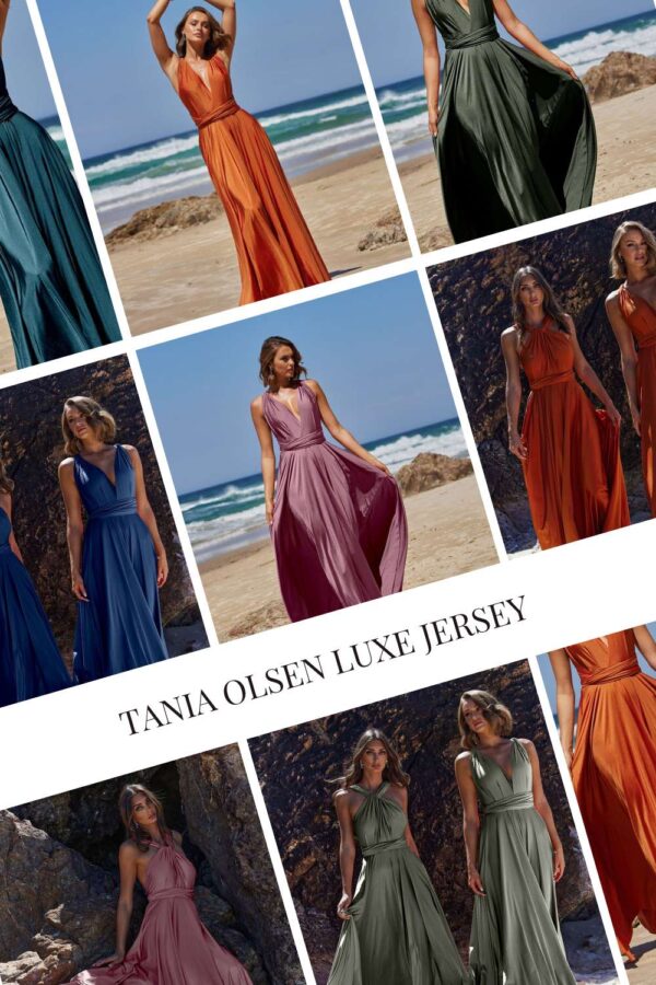 Tania Olsen Luxe Jersey Swatches for Bridesmaids Only