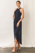 Mila Bridesmaids Dress Navy Blue