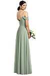 Eliza Willow Green Bridesmaid Dress by Dessy - 9650 wilw rearbgwh big resized