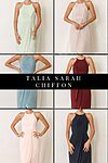 Chiffon Bridesmaid Swatches Australia