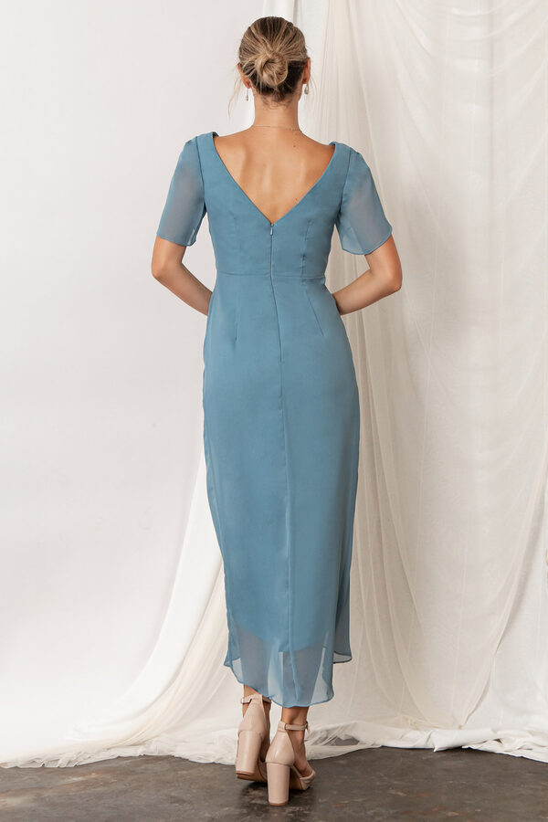 Zara Bridesmaid Dresses by Talia Sarah in Dusty Blue2 Zara Bridesmaid Dresses by Talia Sarah in Dusty Blue