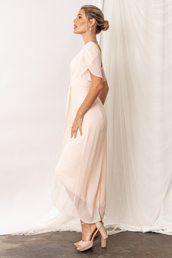 Zara Peony Peach Pink Bridesmaid Dresses by Talia Sarah 2 Zara Peony Peach Pink Bridesmaid Dresses by Talia Sarah