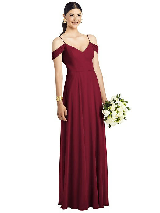 Eliza Burgundy Bridesmaid Dress by Dessy