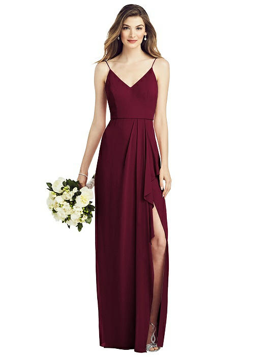 Lauren Cabernet Red Bridesmaids Dress by Dessy