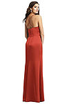 Clara Amber Sunset Bridesmaid Dress by Dessy - 9666 ambr rearbgwh big crop
