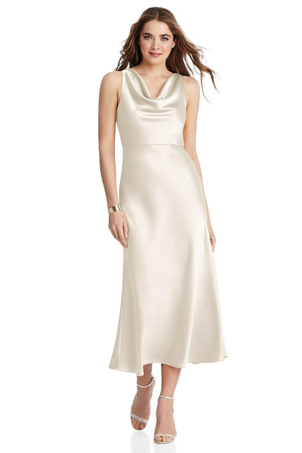 Esme Ivory Bridesmaids Dress by Dessy