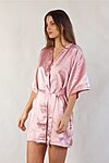 Bridesmaid Printed Bridal Party Robes Plus Size