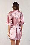Bridesmaid Printed Bridal Party Robes Blush Pink