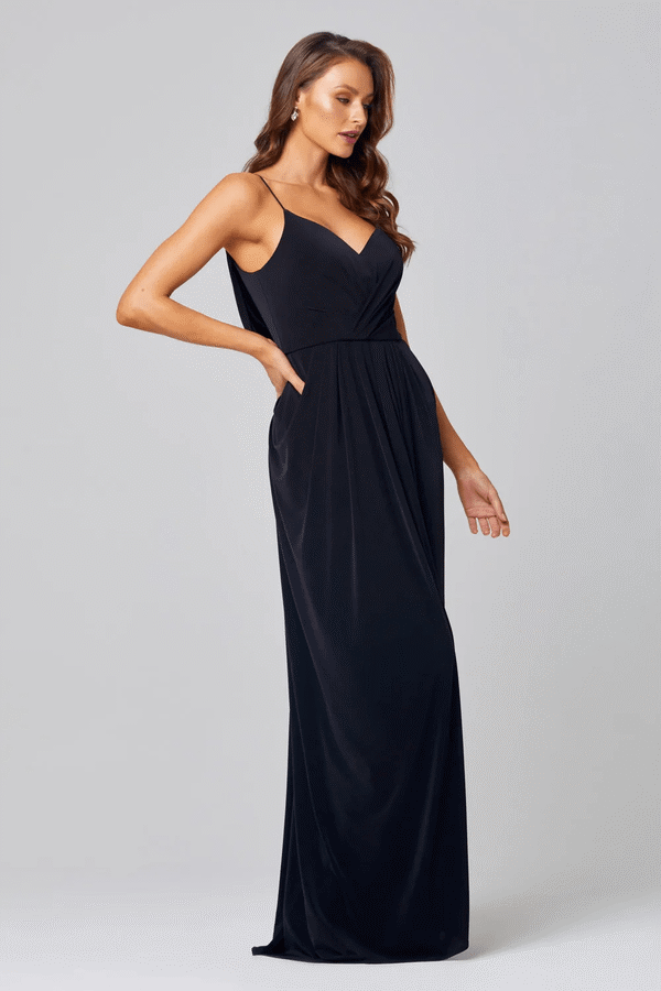 Ebonie Bridesmaid Dress by Tania Olsen – Black Ebonie Bridesmaid Dress by Tania Olsen – Black