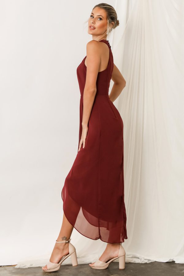 Mila Bridesmaids Dress by Talia Sarah Burgundy4 Mila Bridesmaids Dress by Talia Sarah Mahogany Burgundy
