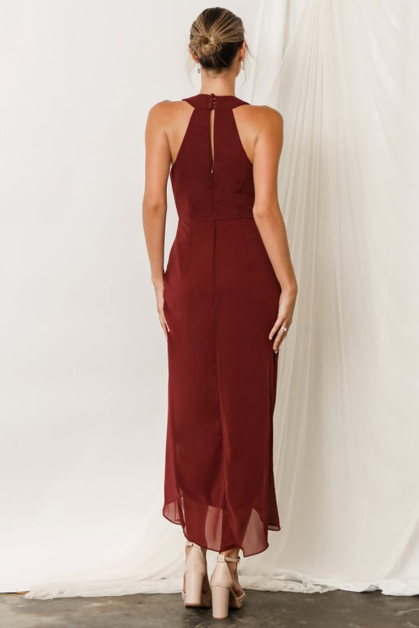 Mila Bridesmaids Dress by Talia Sarah Burgundy5 Mila Bridesmaids Dress by Talia Sarah Mahogany Burgundy