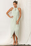Mila halter neck sage green Bridesmaids Dress by Talia Sarah