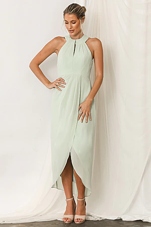 Mila Sage Green Bridesmaid Dress by Talia Sarah